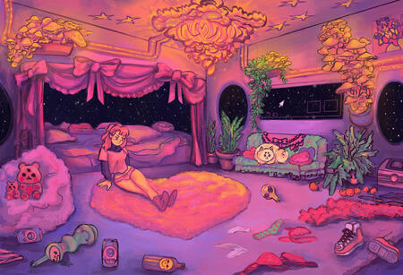 space explorer bedroom