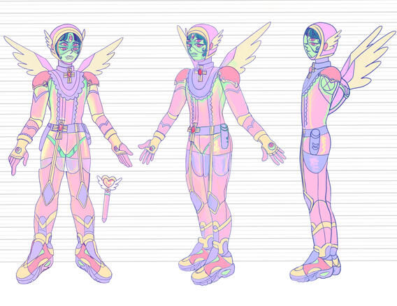 angel alien turnaround