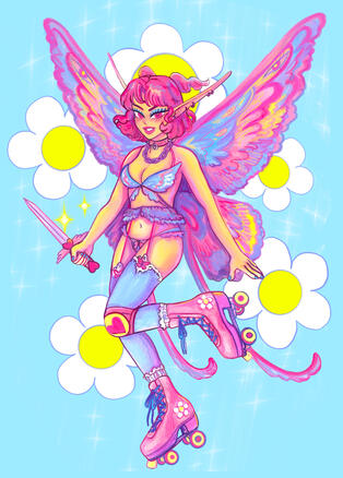 y2k fashion fairy series